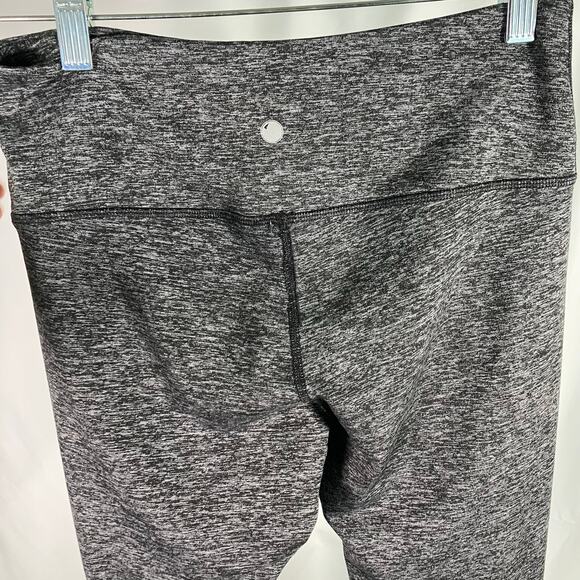 Yogalicious Heather Gray High Waist Leggings Small Hidden Pocket Stretch Stirrup - Picture 6 of 14